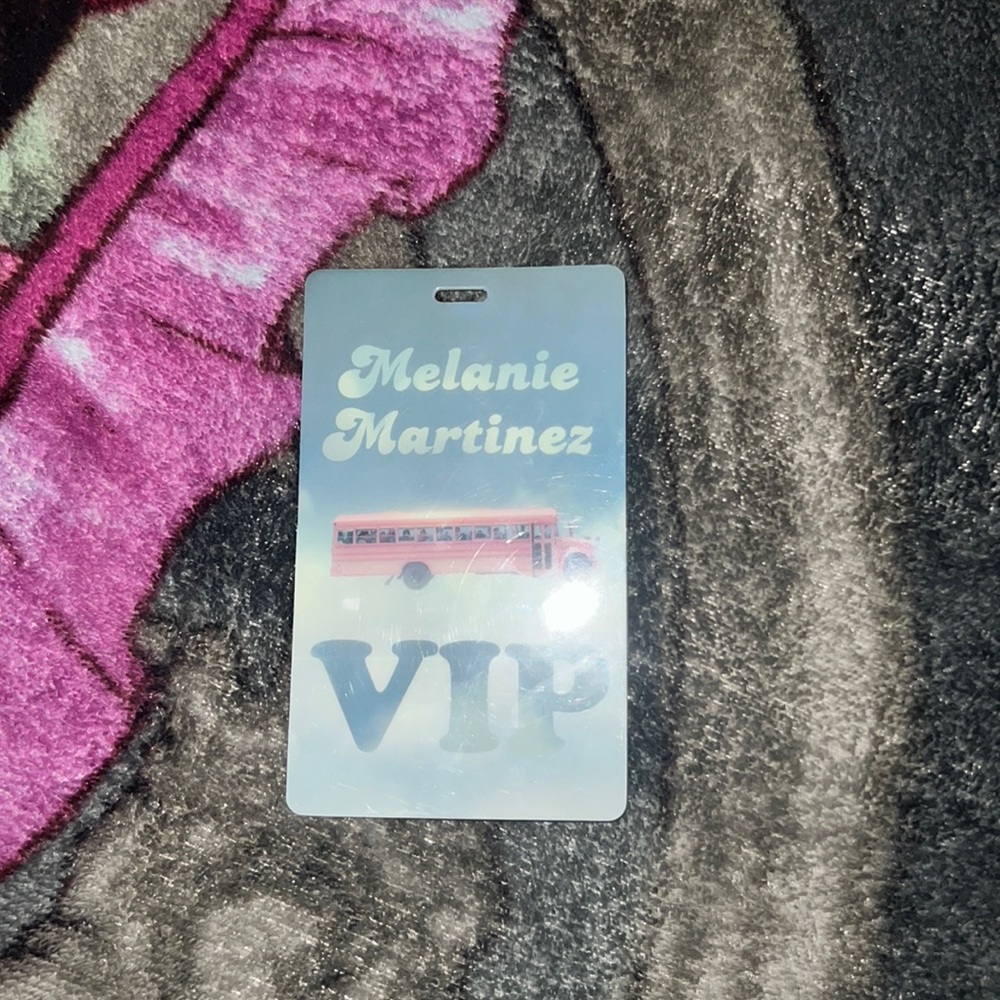 Melanie Martinez K-12 VIP tour lanyard